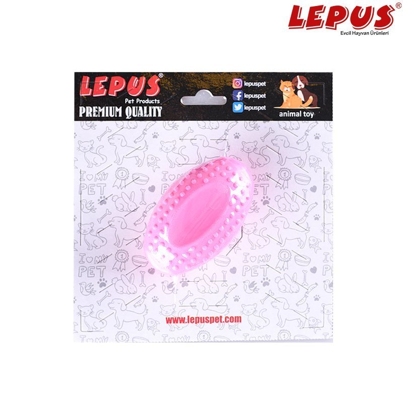 Lepus 5 cm Ağız ve Diş Sağlığı İçin Oval Top Oyuncak Pembe | Köpek Çiğneme Lepus 5 cm Ağız ve Diş Sağlığı İçin Oval Top Oyuncak Pembe | Köpek Çiğneme