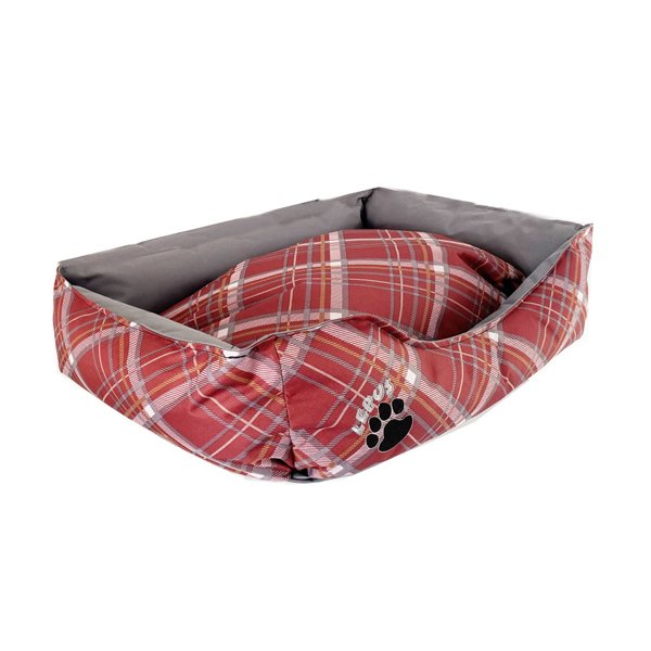 Lepus 68x92x27h Cm Dış Mekan Yatağı Bordo Xlarge | Dış Mekan Köpek Yatağı