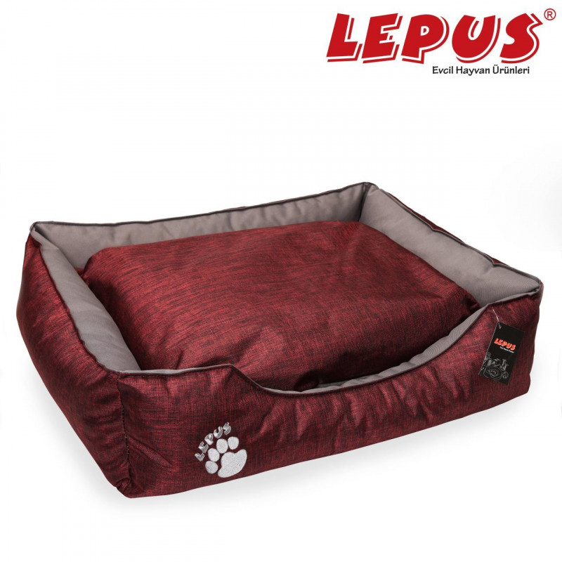 Lepus 75x60x24h cm Dış Mekan Yatağı Bordo L | Dış Mekan Köpek Yatağı Lepus 75x60x24h cm Dış Mekan Yatağı Bordo L | Dış Mekan Köpek Yatağı