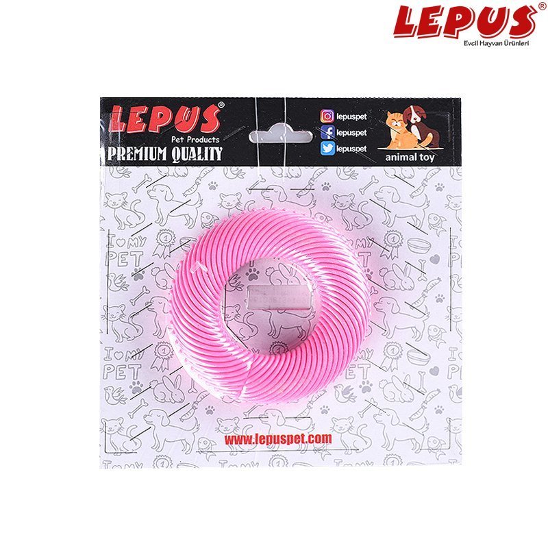 Lepus 9x9h cm Ağız ve Diş Sağlığı İçin Simit Oyuncak Pembe | Köpek Çiğneme Lepus 9x9h cm Ağız ve Diş Sağlığı İçin Simit Oyuncak Pembe | Köpek Çiğneme