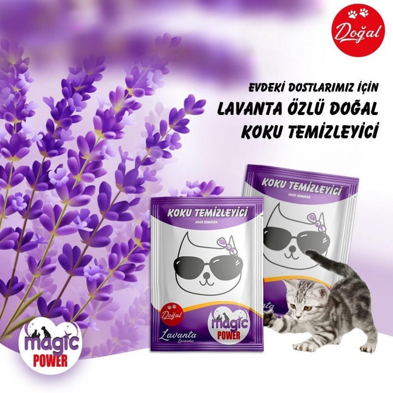 Lepus Magic Power Toz Koku Giderici Lavanta | Kedi Kumu Koku Giderici Lepus Magic Power Toz Koku Giderici Lavanta | Kedi Kumu Koku Giderici