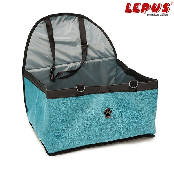Lepus Pet Araç Koltuğu Mavi | Köpek Araba İçi Taşıma