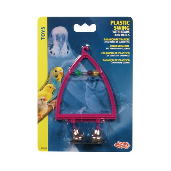 Liwing World Plastik Zilli Tünek | Kuş Tüneği