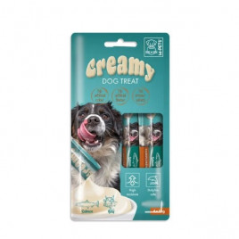 M-Pets 4 Adet Creamy Somon ve Biftek 15 Gr | Sıvı Köpek Ödül Maması M-Pets 4 Adet Creamy Somon ve Biftek 15 Gr | Sıvı Köpek Ödül Maması