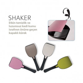 Mp 27 Cm Bergamo Shaker Kapaklı Kum Küreği | Kedi Tuvalet Küreği Mp 27 Cm Bergamo Shaker Kapaklı Kum Küreği | Kedi Tuvalet Küreği