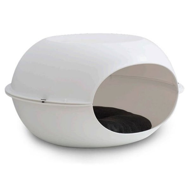 Mp 57x38x31 Cm Bergamo Luna Ev Beyaz | Kedi Evi Mp 57x38x31 Cm Bergamo Luna Ev Beyaz | Kedi Evi