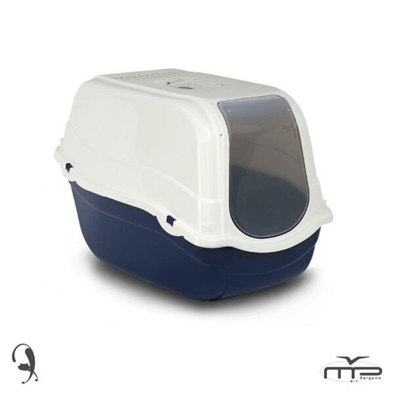 Mp 57x39x41 Cm Romeo Filtreli Kapalı Tuvalet Beyaz ve Lacivert | Kapalı Kedi Tuvaleti Mp 57x39x41 Cm Romeo Filtreli Kapalı Tuvalet Beyaz ve Lacivert | Kapalı Kedi Tuvaleti