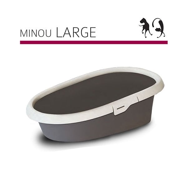 Mp L Minou Tuvalet Kabı 58x39x17 Cm | Açık Kedi Tuvaleti