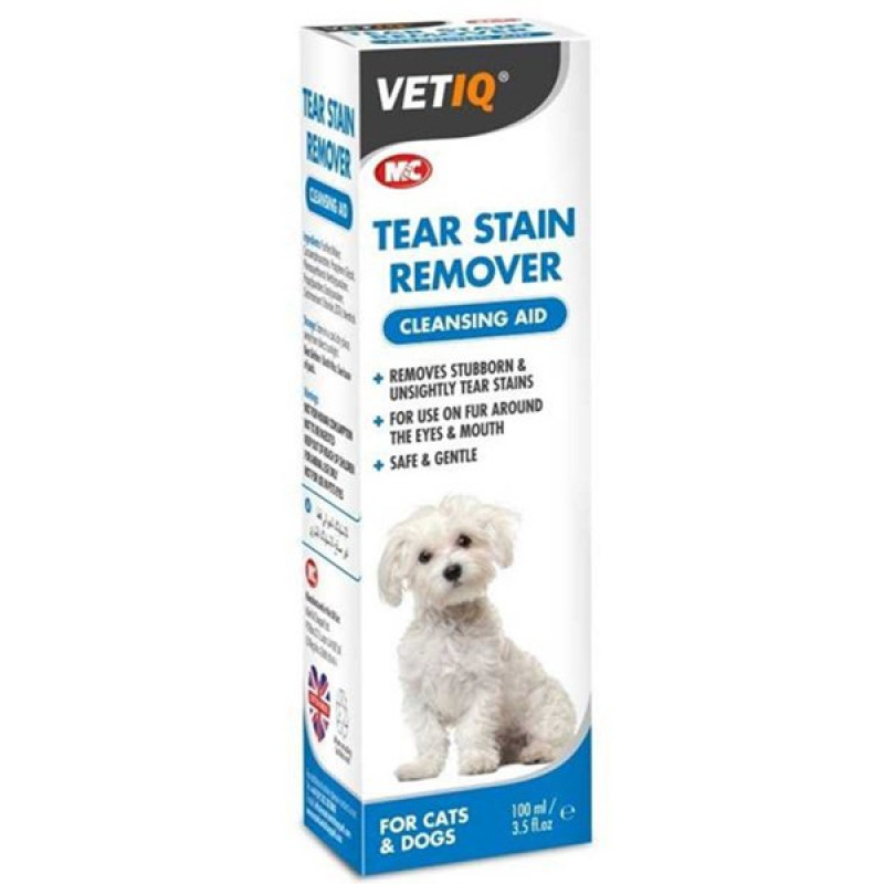 MC VetIQ 100 Ml Tear Stain Remover Gözyaşı Lekesi Temizleyici Losyon | Köpek Göz Ve Kulak Bakım Ürünü MC VetIQ 100 Ml Tear Stain Remover Gözyaşı Lekesi Temizleyici Losyon | Köpek Göz Ve Kulak Bakım Ürünü