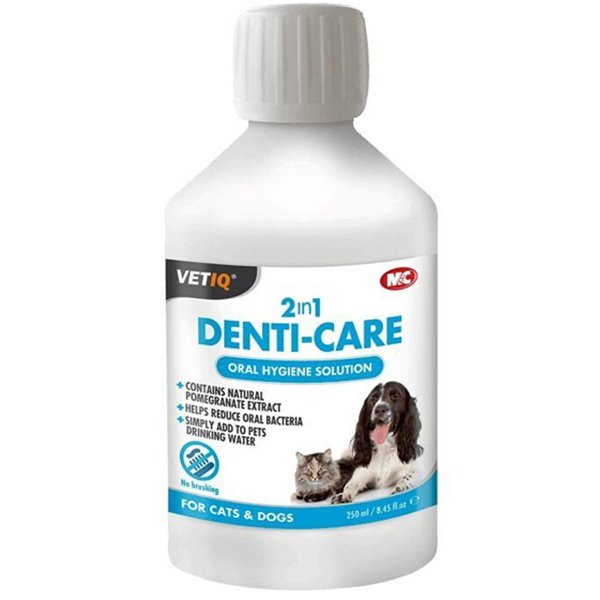 MC VetIQ 250 Ml 2in1 Denti Care Ağız ve Diş Bakım Solüsyonu | Köpek Ağız Ve Diş Bakım Ürünü