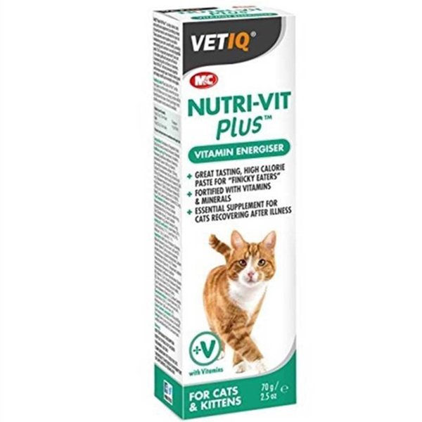 MC VetIQ 70 Gr Nutrivit Plus İştah Açıcı Vitamin Macunu | Kedi Vitamini