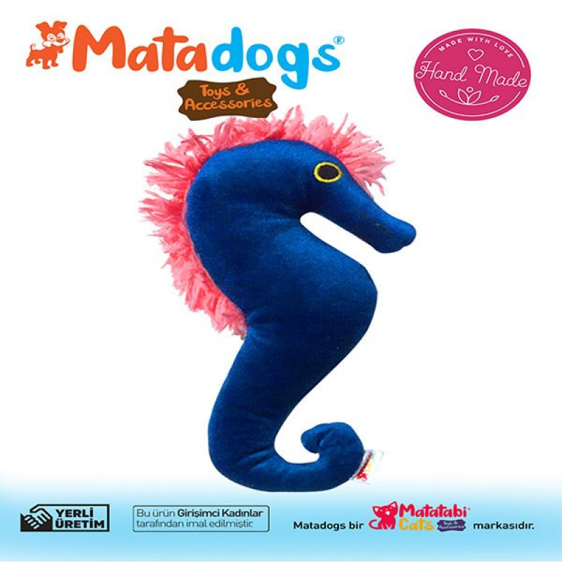 Mata Dogs 26 Cm Soi Deniz Atı Oyuncağı Mavi | Kumaş Ve Peluş Köpek Oyuncağı Mata Dogs 26 Cm Soi Deniz Atı Oyuncağı Mavi | Kumaş Ve Peluş Köpek Oyuncağı