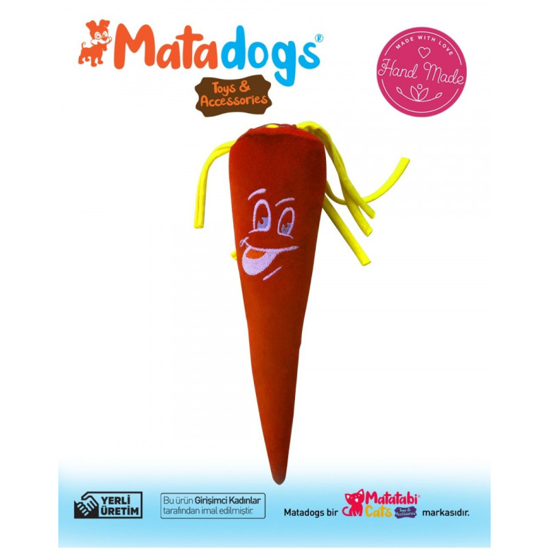 Mata Dogs 28 Cm Mooni Havuc Şekilli Oyuncak | Kumaş Ve Peluş Köpek Oyuncağı Mata Dogs 28 Cm Mooni Havuc Şekilli Oyuncak | Kumaş Ve Peluş Köpek Oyuncağı