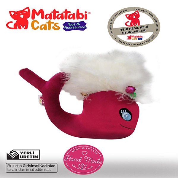 Matatabi 15 Cm Cats Whali Oyuncak Kırmızı | Peluş Kedi Oyuncağı