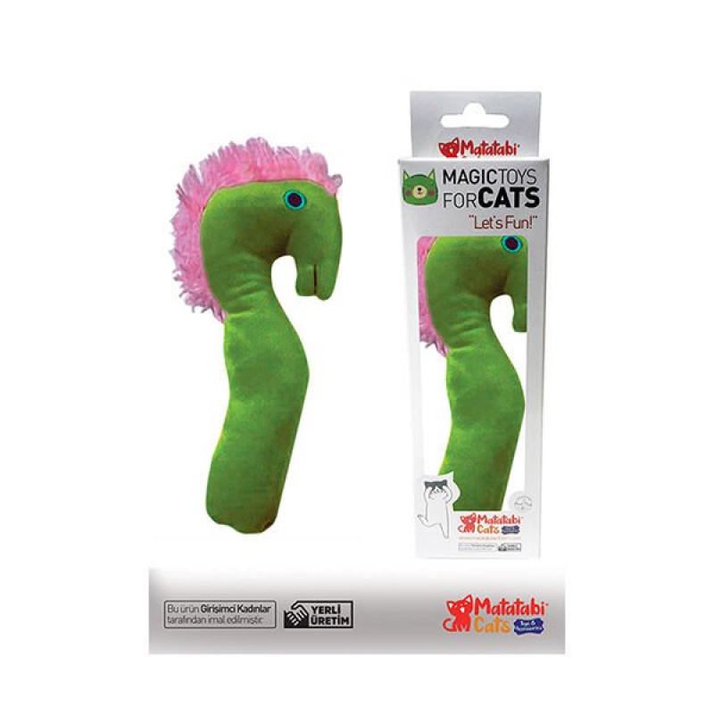 Matatabi Cats 26 Cm Horsi Oyuncak Yeşil | Peluş Kedi Oyuncağı Matatabi Cats 26 Cm Horsi Oyuncak Yeşil | Peluş Kedi Oyuncağı