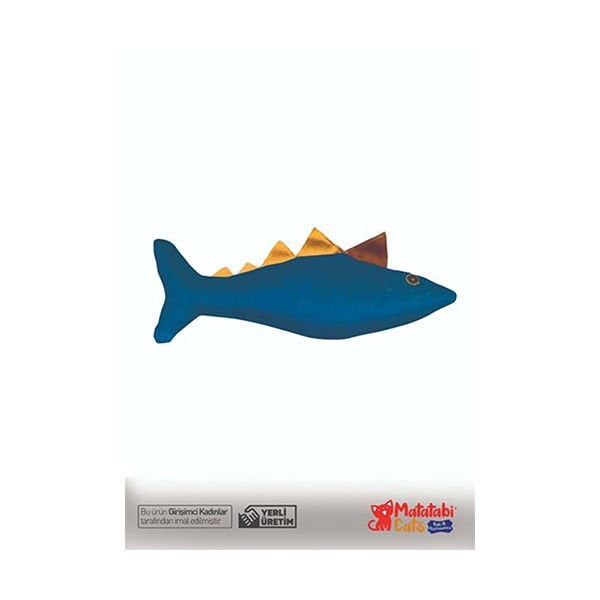 Matatabi Cats 27 Cm Spino Oyuncagı Mavi | Peluş Kedi Oyuncağı