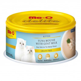 Me-O 80 Gr Delite Kitten Tuna Mousse with Goat Milk | Yavru Kedi Maması Me-O 80 Gr Delite Kitten Tuna Mousse with Goat Milk | Yavru Kedi Maması
