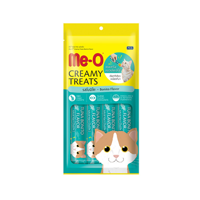 Me-O 4 Adet Creamy Treats Bonito Flavor 15 Gr | Kedi Vitamini Me-O 4 Adet Creamy Treats Bonito Flavor 15 Gr | Kedi Vitamini