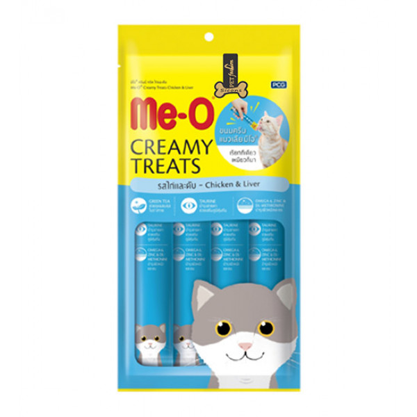 Me-O 4 Adet Tavuklu Ciğerli Tamamlayıcı 15 Gr | Kedi Vitamini