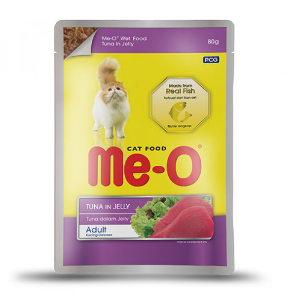 Me-O 12 Adet Ton Balıklı Pouch 80 Gr | Yetişkin Kedi Maması