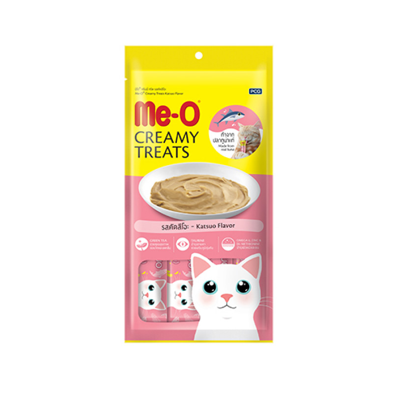 Me-O 4x15 Gr Creamy Treats Katsuo Flavor | Kedi Vitamini Me-O 4x15 Gr Creamy Treats Katsuo Flavor | Kedi Vitamini