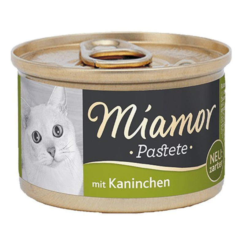 Miamor 85 Gr Pastete Tavşanlı Tahılsız Miamor 85 Gr Pastete Tavşanlı Tahılsız