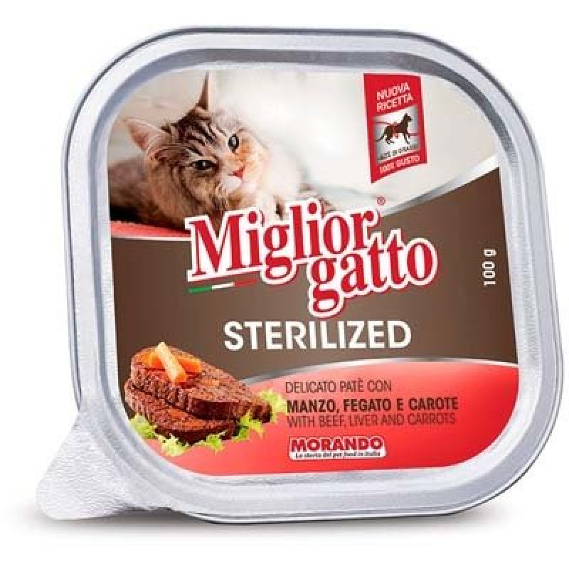 Miglior Gatto 100 Gr Biftek Ciger Ve Havuçlu Kısırlaştırılmış Yetişkin Miglior Gatto 100 Gr Biftek Ciger Ve Havuçlu Kısırlaştırılmış Yetişkin