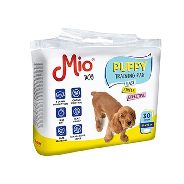 Mio 30 Adet Emici Tuvalet Eğitim Pedi 60x90 Cm | Köpek Çiş Alıştırma Pedi