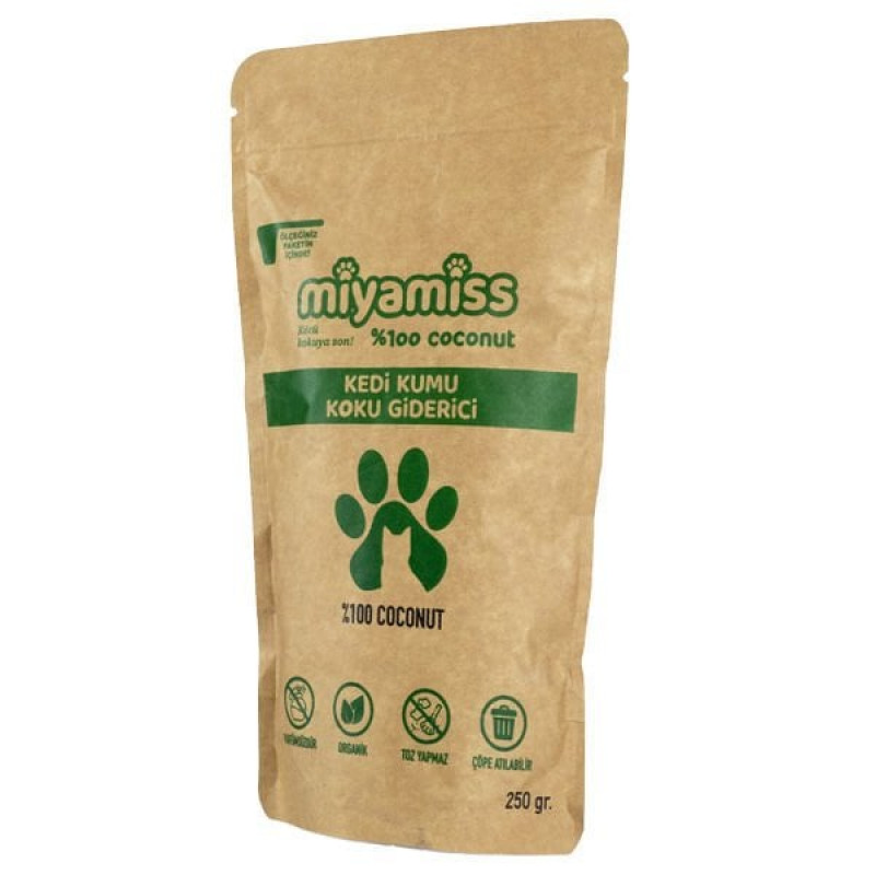 Miyamiss 250 Gr Coconut Kum Koku Giderici | Kedi Kumu Koku Giderici Miyamiss 250 Gr Coconut Kum Koku Giderici | Kedi Kumu Koku Giderici