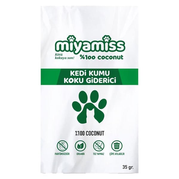 Miyamiss 35 Gr Coconut Kum Koku Giderici | Kedi Kumu Koku Giderici