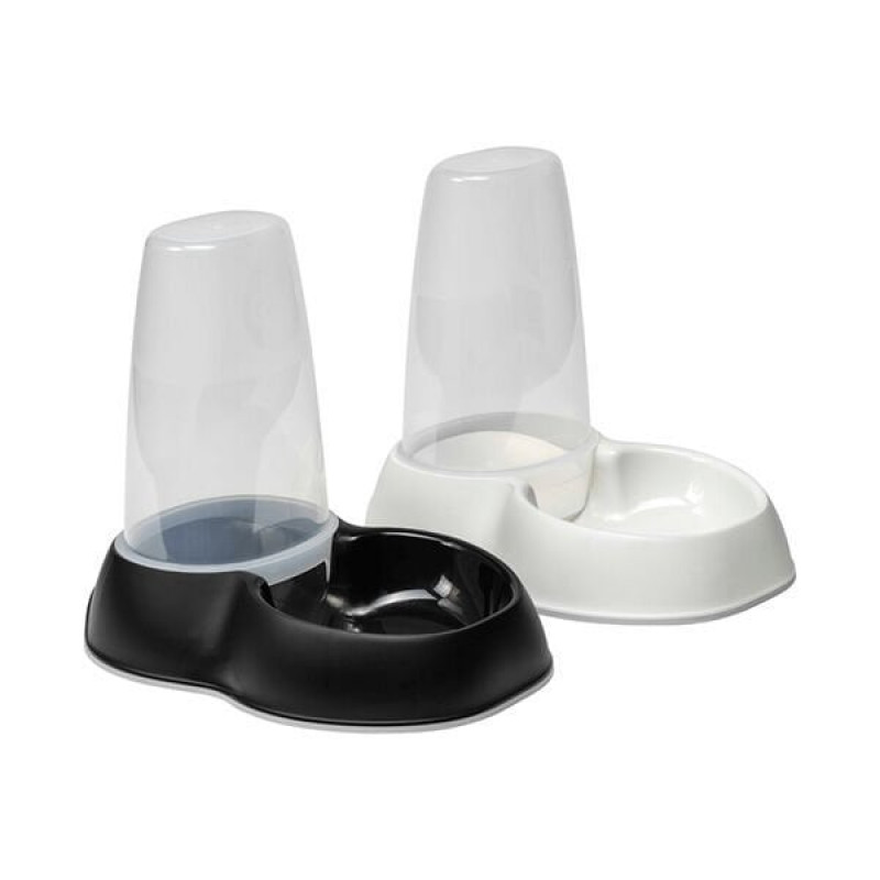 Moderna 1,5 Lt Seniflo Hazneli Mama ve Su Kabı Siyah | Hazneli Mama Ve Su Kabı