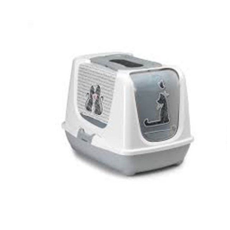 Moderna 44x57,5x41h Cm Trendy Love Jumbo Kapalı Tuvalet | Kapalı Kedi Tuvaleti Moderna 44x57,5x41h Cm Trendy Love Jumbo Kapalı Tuvalet | Kapalı Kedi Tuvaleti
