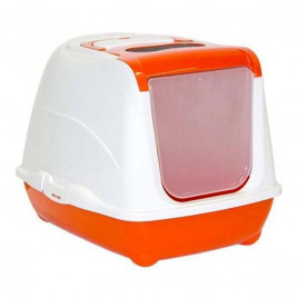50 Cm Flip Kapalı Kedi Tuvaleti Turuncu | Kapalı Kedi Tuvaleti