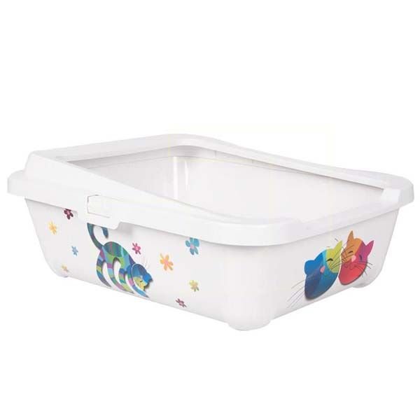 Moderna 50 Cm Trendy Fri Maasai Açık Tuvaleti | Açık Kedi Tuvaleti