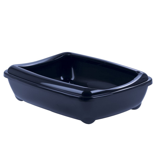 Moderna 57 Cm Aristo Jumbo Açık Tuvalet Kabı Lacivert | Açık Kedi Tuvaleti