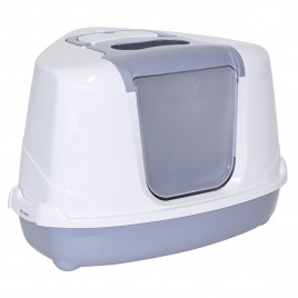 Flip Köşeli Kedi Tuvaleti Gri | Filtresiz Kapalı Kedi Tuvaleti Flip Köşeli Kedi Tuvaleti Gri | Filtresiz Kapalı Kedi Tuvaleti