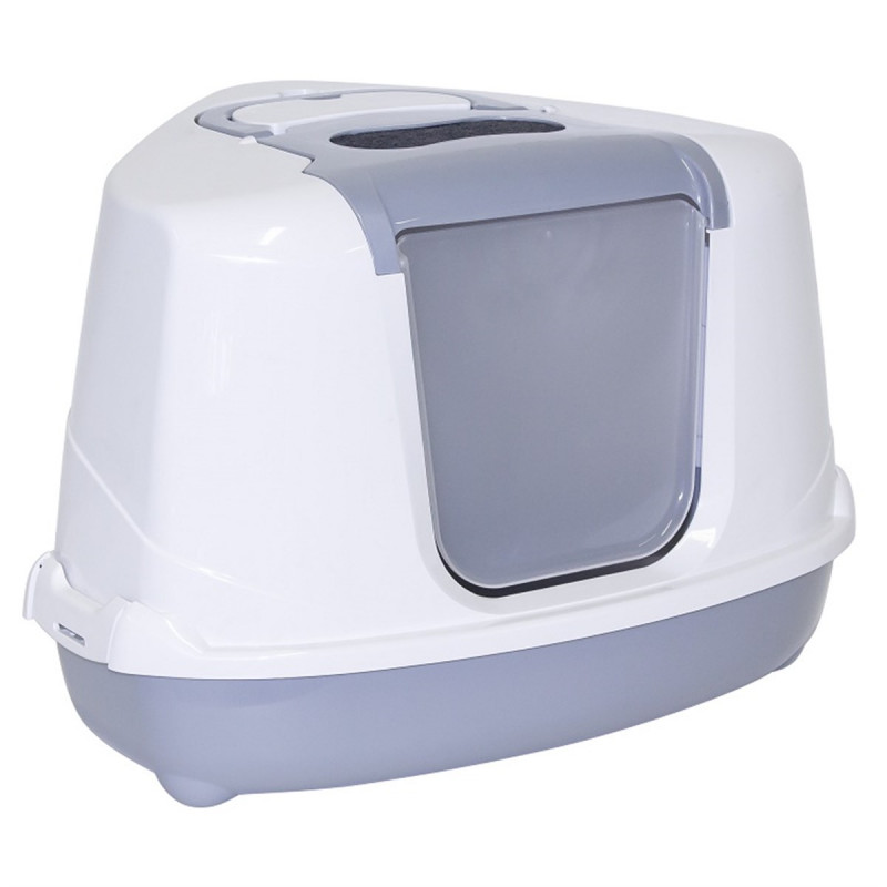 Moderna Flip Köşeli Kedi Tuvaleti Gri | Filtresiz Kapalı Kedi Tuvaleti Moderna Flip Köşeli Kedi Tuvaleti Gri | Filtresiz Kapalı Kedi Tuvaleti