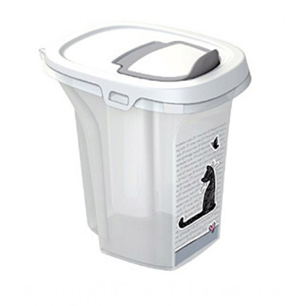 Moderna 6 Lt Friends Mama Saklama Kabı Gri | Mama Saklama Kabı