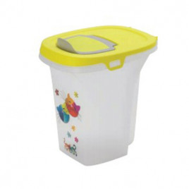 6 Lt Friends Mama Saklama Kabı Sarı | Kedi Maması Saklama Kabı
