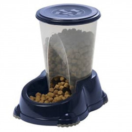 1.5Lt Snacker Mama Kabı Lacivert | Hazneli Mama Ve Su Kabı 1.5Lt Snacker Mama Kabı Lacivert | Hazneli Mama Ve Su Kabı