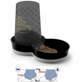 3,79 Lt Luxurious Hazneli Mama Ve Su Kabı | Plastik Mama Ve Su Kabı