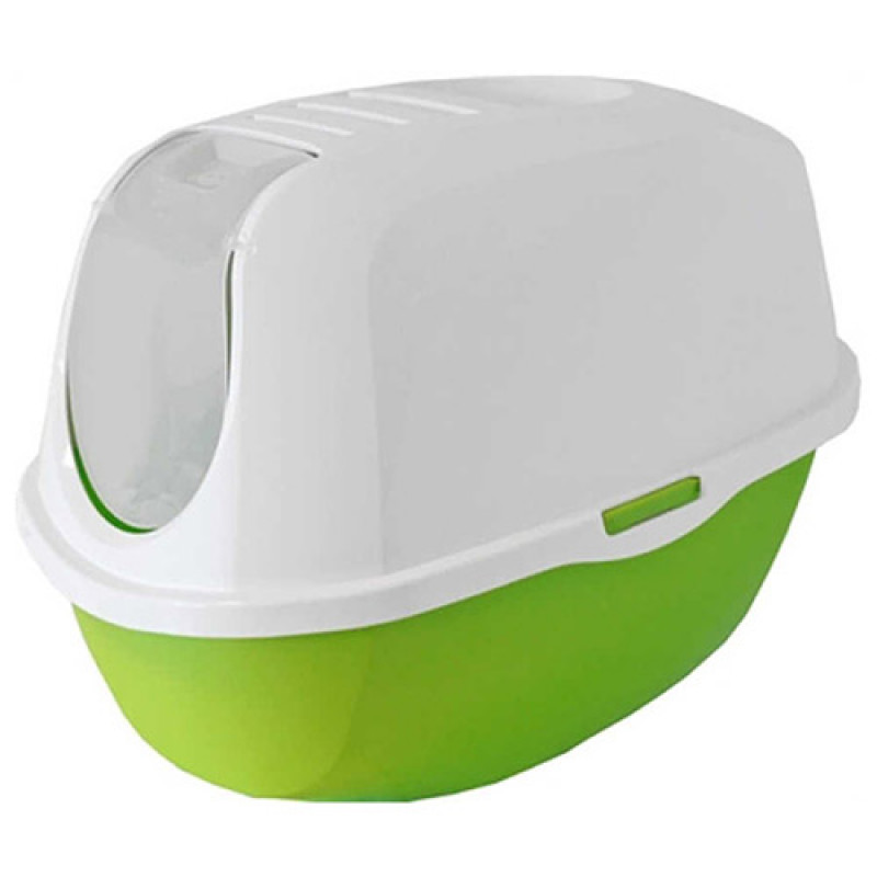 Moderna 53 Cm Smart Kapalı Tuvaleti Yeşil | Filtresiz Kapalı Kedi Tuvaleti