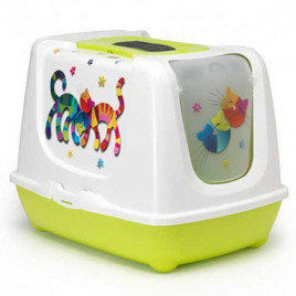 57 Cm Trendy Kartuşlu Tuvalet Kabı Sarı | Otomatik Kedi Tuvaleti