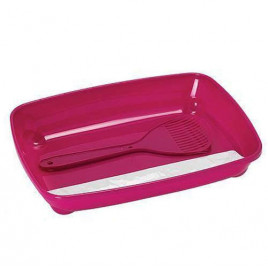 Yavru Kedi Başlangıç Seti Fuşya | Kedi Tuvalet Eğitimi