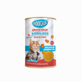 135 Ml Broth Soup Sterilised Adult Somon ve Kabak | Kedi Sıvı Ödül Maması
