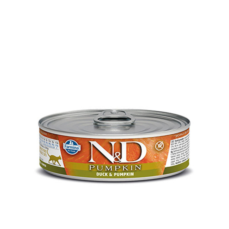 N&D Pumpkin 6 Adet Ördek ve Balkabağı 80 Gr | Kısırlaştırılmış Kedi Maması N&D Pumpkin 6 Adet Ördek ve Balkabağı 80 Gr | Kısırlaştırılmış Kedi Maması