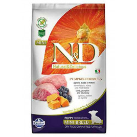 N&D Pumpkin 7 Kg Mini Puppy Kuzu Balkabağı ve Yaban Mersini | Tahılsız Köpek Kuru Maması