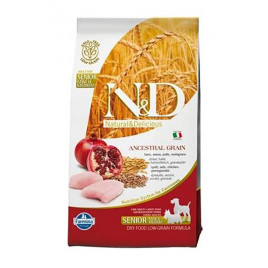 N&D Ancestral Grain 2,5 Kg  Chicken & Pomegranate Senior Mini & Medium | Yaşlı Köpek Kuru Maması