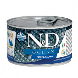 N&D Ocean 6 Adet Mini Alabalık ve Somon 140 Gr | Yetişkin Köpek Konserve Maması N&D Ocean 6 Adet Mini Alabalık ve Somon 140 Gr | Yetişkin Köpek Konserve Maması