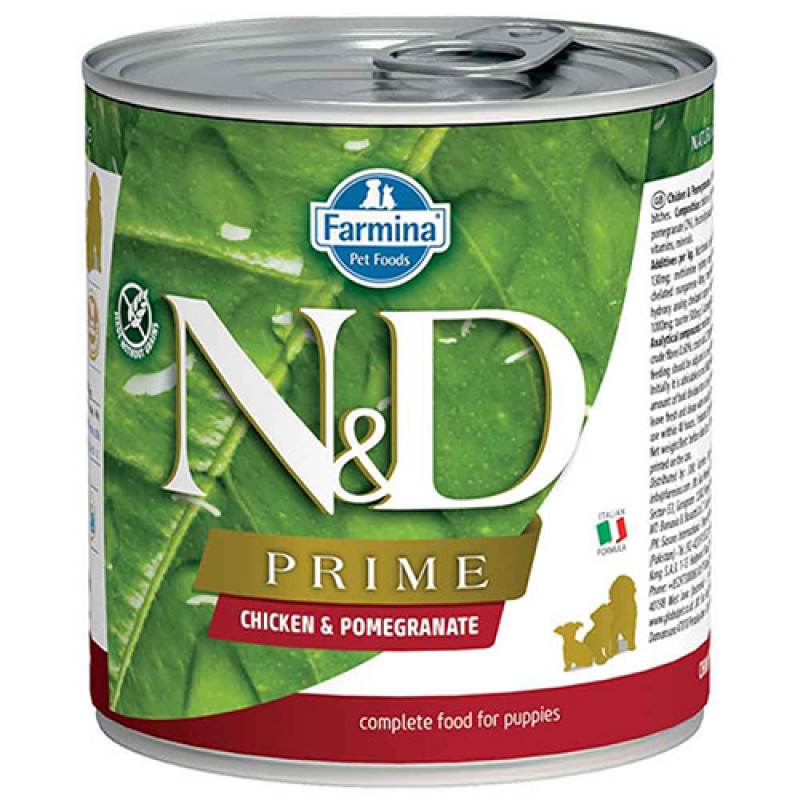 N&D Prime 6 Adet Puppy Tavuk ve Nar 285 Gr | Tavru Köpek Konservesi N&D Prime 6 Adet Puppy Tavuk ve Nar 285 Gr | Tavru Köpek Konservesi